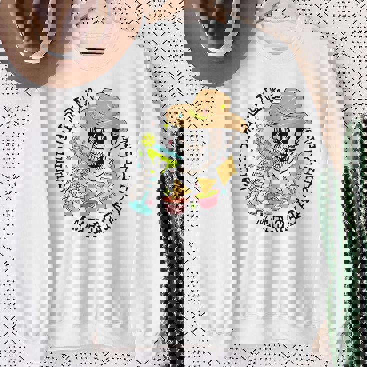 Fiesta Cinco De Mayo Drinking Chip Dippin Margarita Sippin Sweatshirt Gifts for Old Women