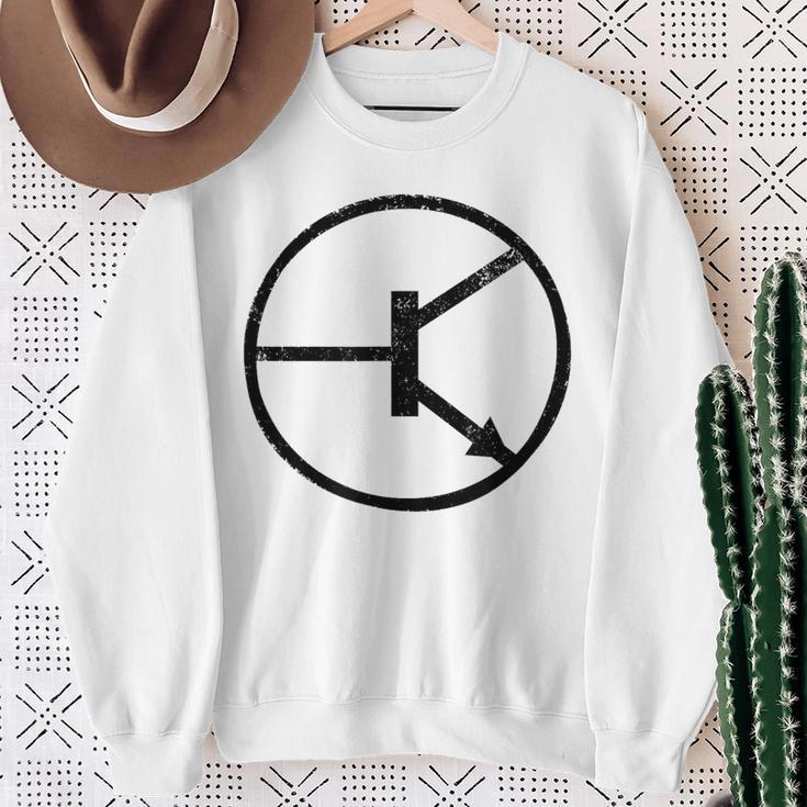 Electronic Npn Transistor Sweatshirt Gifts for Old Women