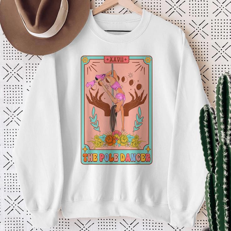 Pole Dancer Pole Dancing The Pole Dance Tarot Card Sweatshirt Gifts for Old Women