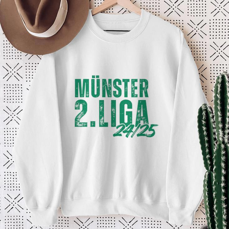 Fussball Kickenerein Münster Fan Heimat Westfalen Aufstieg Sweatshirt Geschenke für alte Frauen