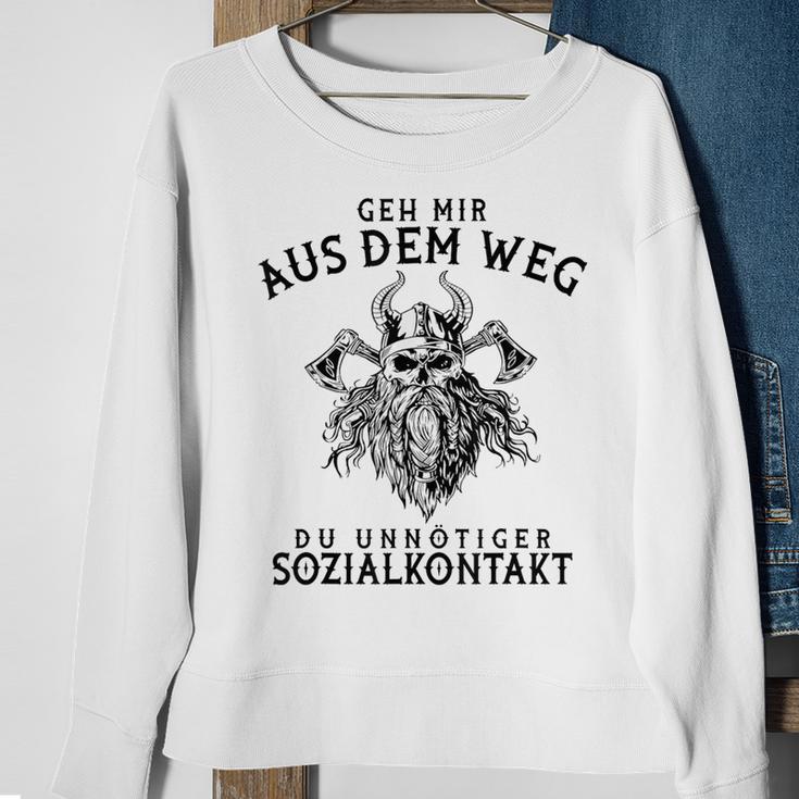 Geh Mir Aus Dem Weg Sweatshirt für Herren, Witziges Textdesign Geschenke für alte Frauen