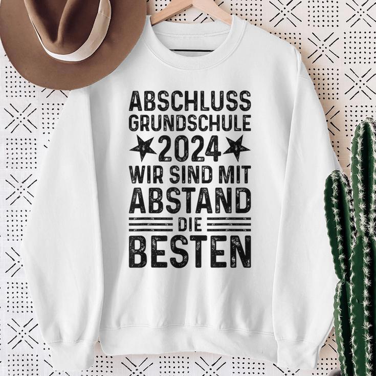 Grundschule Abschluss 2024 Mit Abstand Die Besten Kinder Sweatshirt Geschenke für alte Frauen