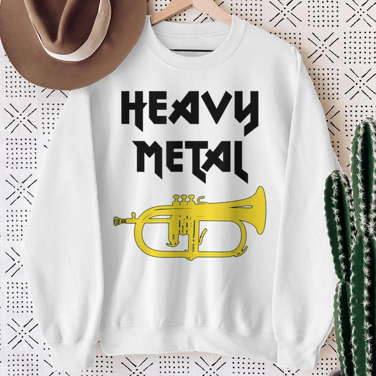 Heavy Metal Flugelhorn Flugelhorn Sweatshirt Gifts for Old Women
