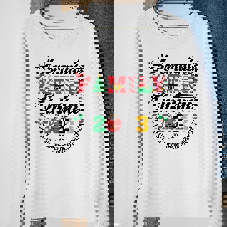 Hernandez Family Name Christmas Matching Surname Xmas Sweatshirt Gifts for Old Women