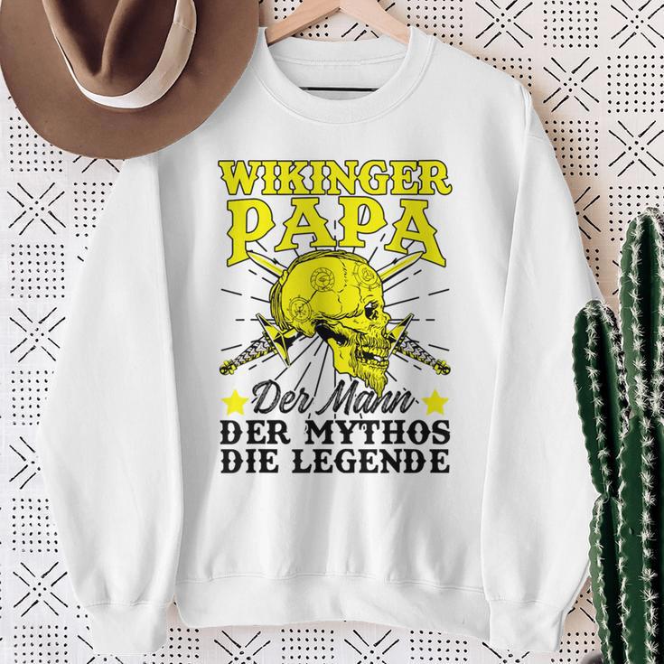 Herren Wikinger Papaateratertag Mann Mythos Legendeiking Sweatshirt Geschenke für alte Frauen