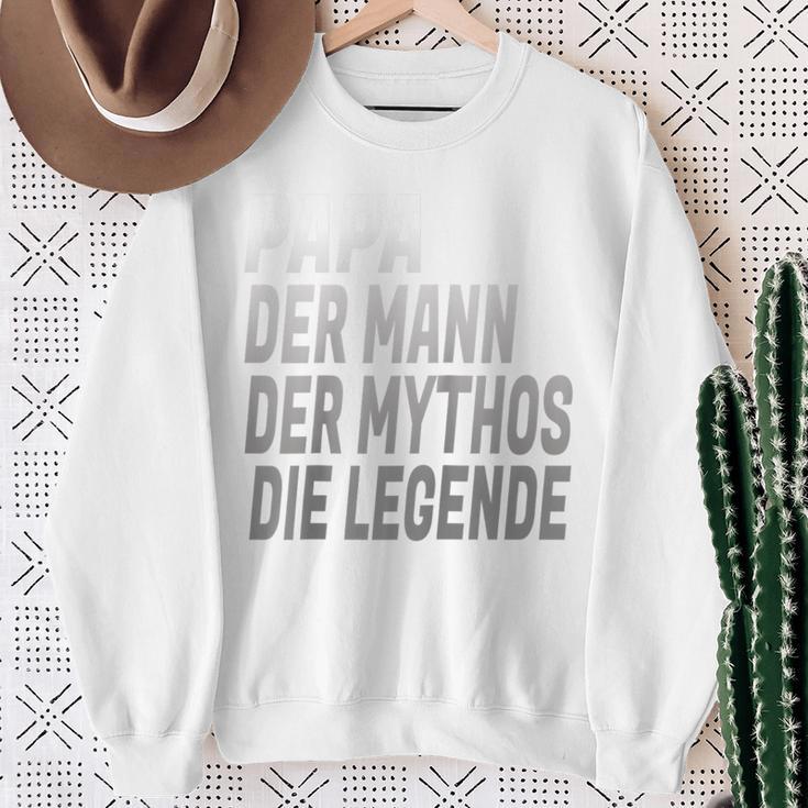 Herrenatertagsgeschenk Papa &Ater Atertag Spruch Raglan Sweatshirt Geschenke für alte Frauen