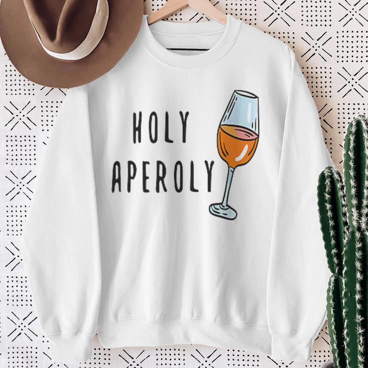 Holy Aperoly Summer Drink Summer Fan Cocktail Spritz S Sweatshirt Geschenke für alte Frauen