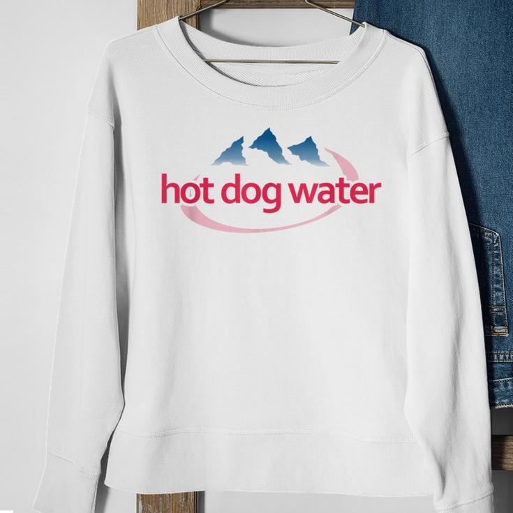 Hot Dog Water Meme Bottled Water Sweatshirt Gifts for Old Women