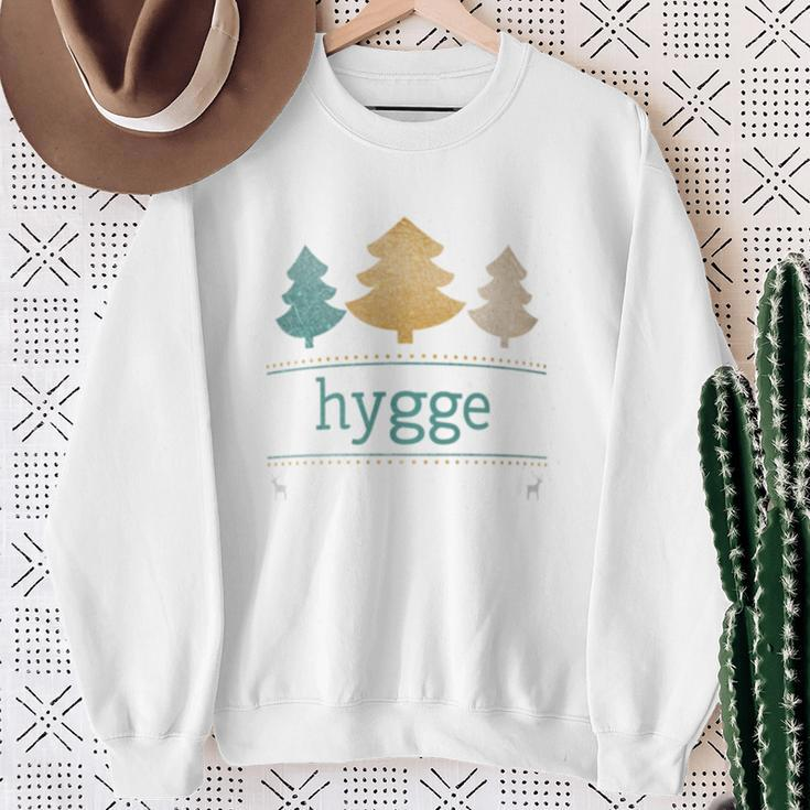 Hygge Winter Scene For Cozy Christmas Sweatshirt Gifts for Old Women