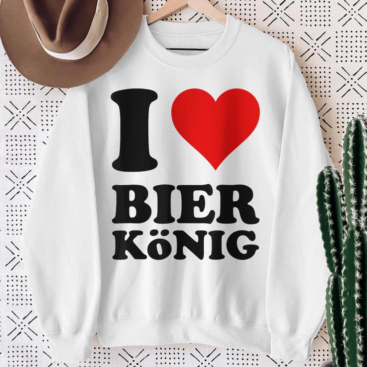 Ich Liebe Bierkönig German Sweatshirt Geschenke für alte Frauen