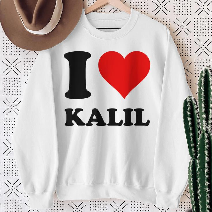 Ich Liebe Kalil Sweatshirt Geschenke für alte Frauen