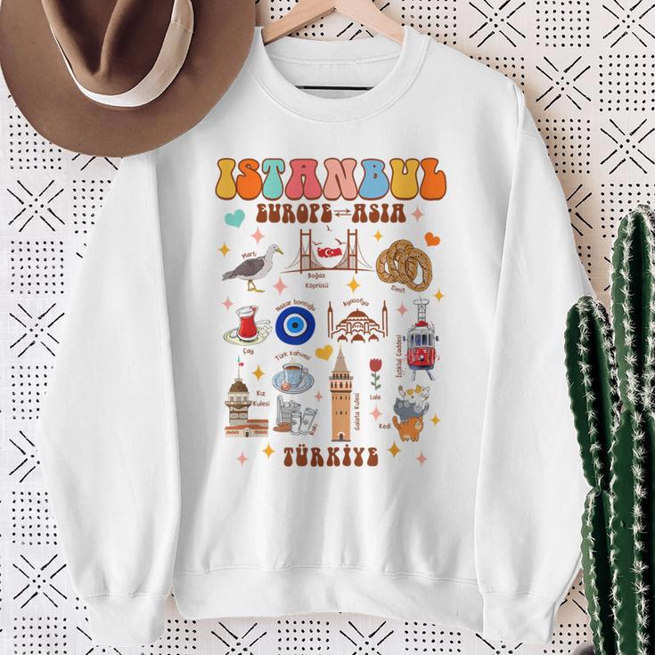 Istanbul Travel Traveling Summer Vacation Istanbul Turkey Sweatshirt Gifts for Old Women