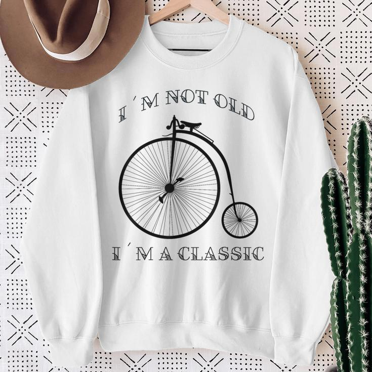 I´M Not Old I´M A Classic Bike Graphic Fathers Day Vintage Sweatshirt Gifts for Old Women