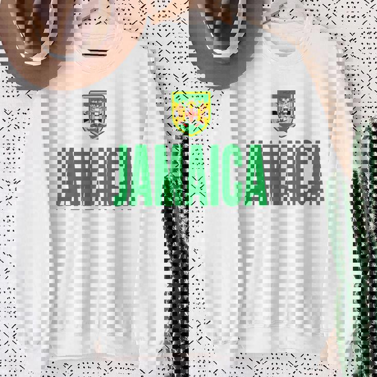Jamaica Jamaican Flag Love Souvenir Sweatshirt Gifts for Old Women
