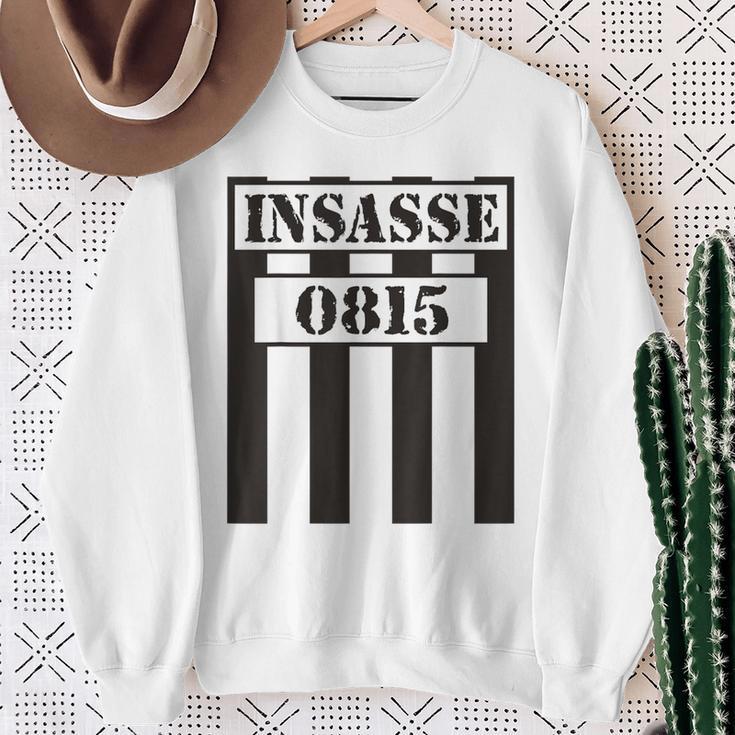 Kast Gefängnis Insasse Sträfling Insasse Fancy Dress Sweatshirt Geschenke für alte Frauen