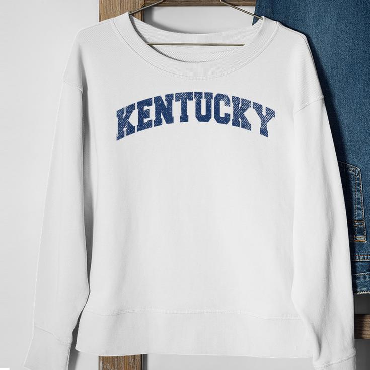 Kentucky Varsity Style Vintage Grey Sweatshirt Gifts for Old Women