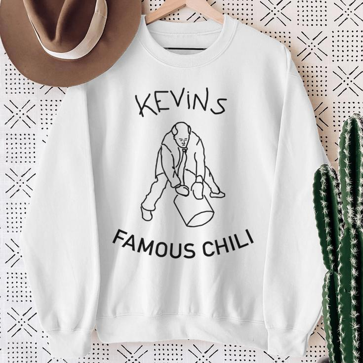 Kevins Famous Chili Sweatshirt Gifts for Old Women