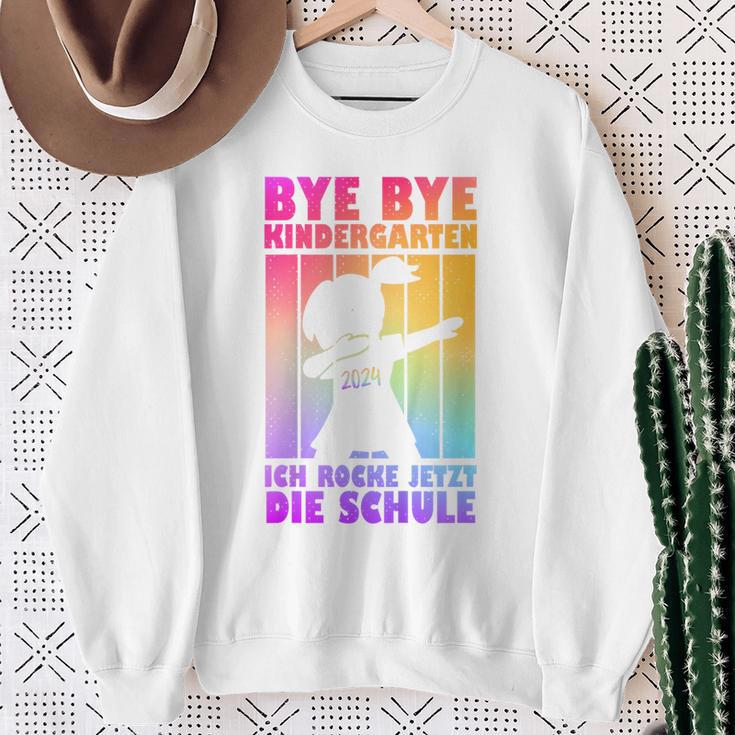 Kinder Bye Bye Kindergarten Ich Rocke Jetzt Die Schule Sweatshirt Geschenke für alte Frauen