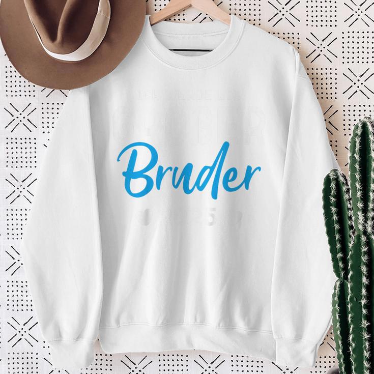 Kinder Ich Werde Ein Großer Bruder 2025 Großer Bruder 2025 Sweatshirt Geschenke für alte Frauen