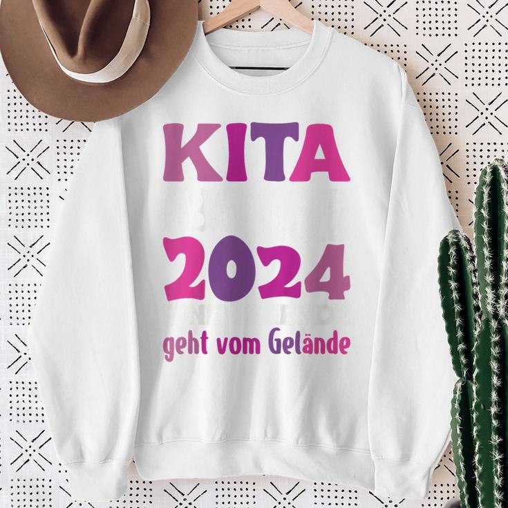 Kinder Kindertagesstätte Abschied Kinder Kita Abgänger 2024 Sweatshirt Geschenke für alte Frauen