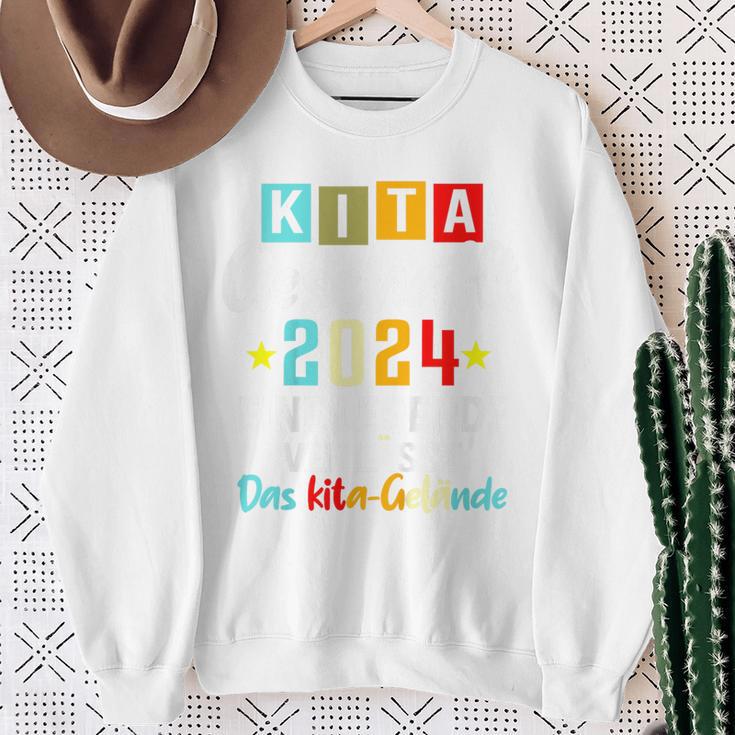 Kinder Kita Geschafft 2024 Kita Abschluss 2024 Kita Abgänger 2024 Sweatshirt Geschenke für alte Frauen