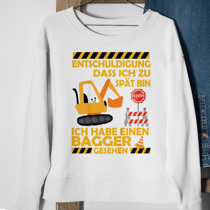 Kinder Sweatshirt Entschuldigung, Zu Spät Wegen Bagger Geschenke für alte Frauen