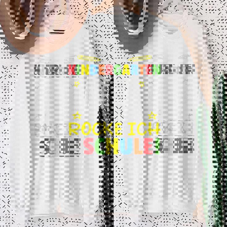 Kindergarten Abschied Jetzt Rocke Ich Die Schule Kindergarten Farewell Sweatshirt Geschenke für alte Frauen