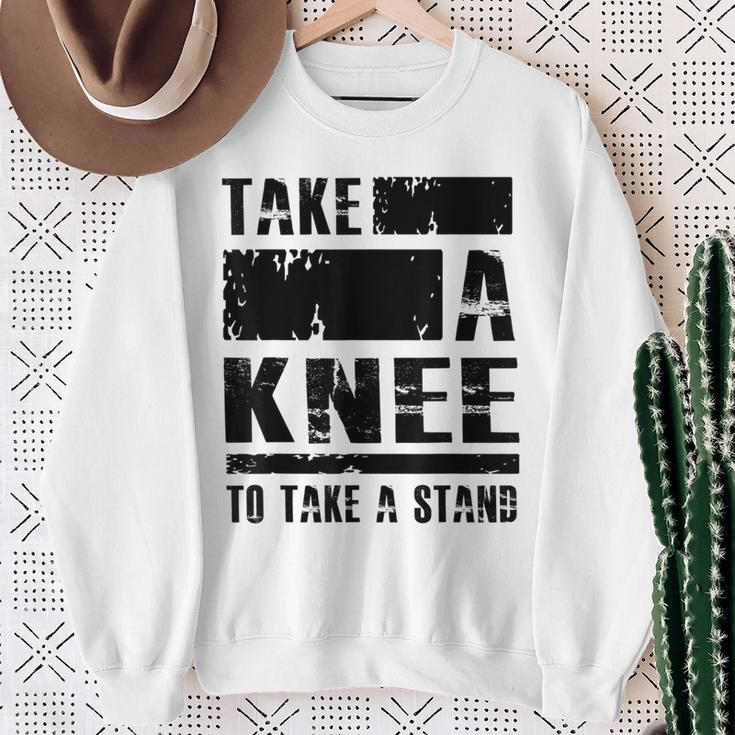 Take A Knee To Take A Stand Protest RightsSweatshirt Gifts for Old Women