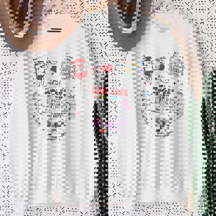 Lab Life Retro Lab Week 2024 Sweatshirt Gifts for Old Women
