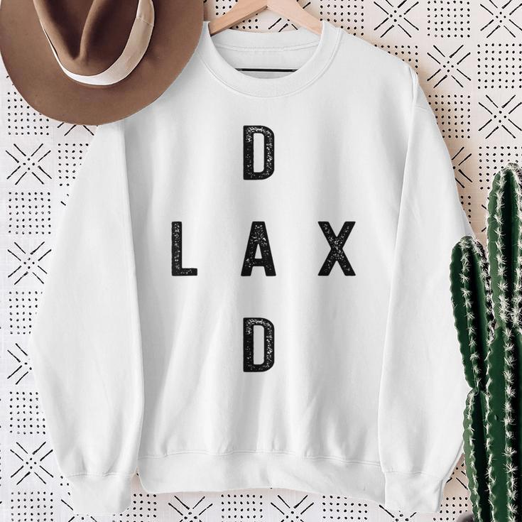 Lax Dad Lacrosse Player Daddy Lacrosse Lax Player Dad Sweatshirt Gifts for Old Women