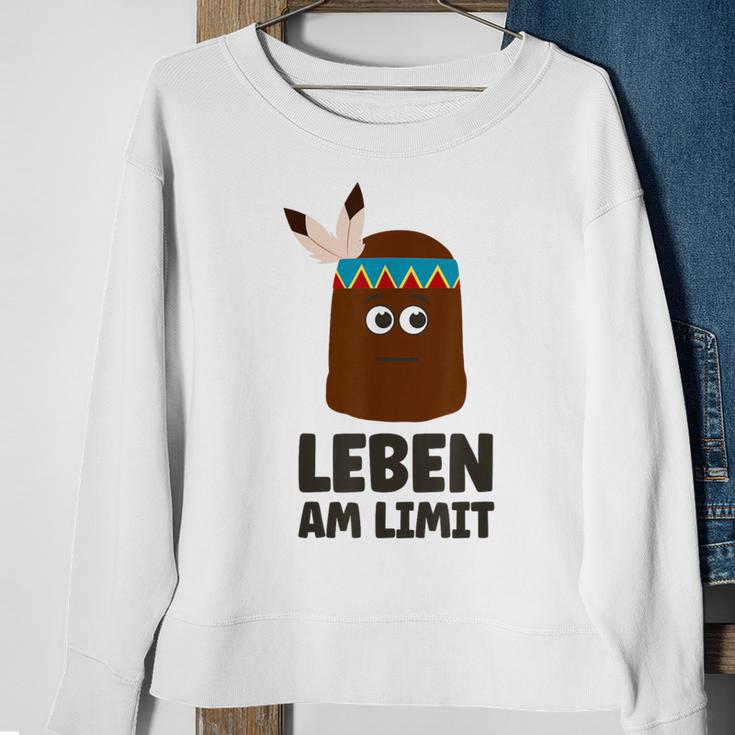 Leben Am Limit Schaumkiss Schokokiss Indian Gray S Sweatshirt Geschenke für alte Frauen