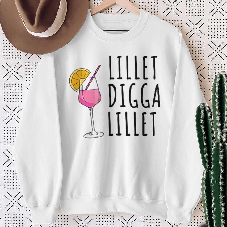 Lillet Digga Lillet Summer Alcohol Lillet Sweatshirt Geschenke für alte Frauen