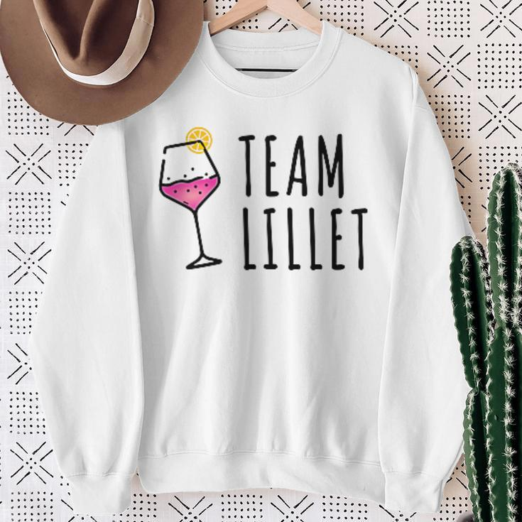 Lillet Team Summer Alcohol Lillet S Sweatshirt Geschenke für alte Frauen