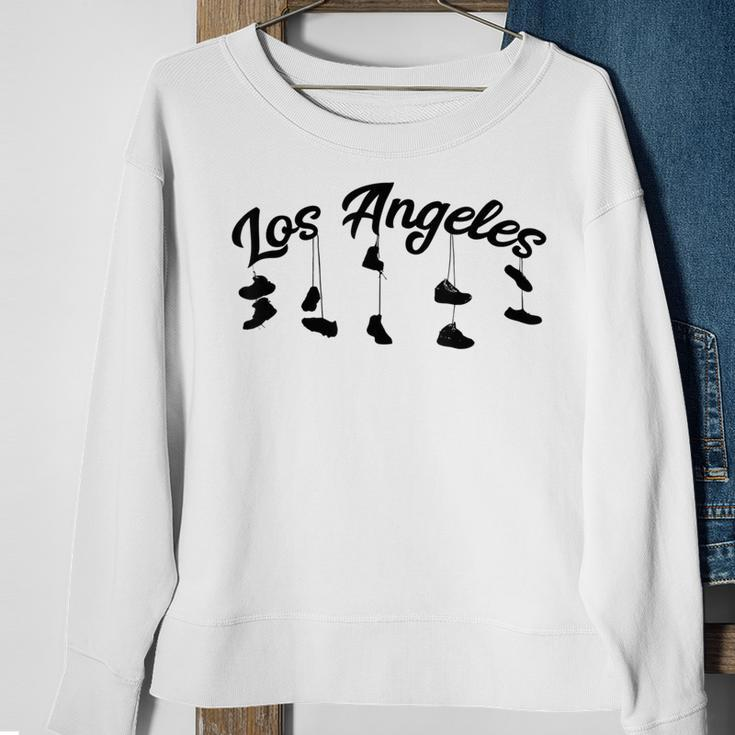 Los Angeles La Sneakers Lover Sweatshirt Gifts for Old Women