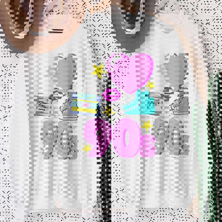 I Love The 90S Disco Retro Regalo Nacido En Los 90 Sin Mangas Camisa de entrenamiento Regalos para ancianas