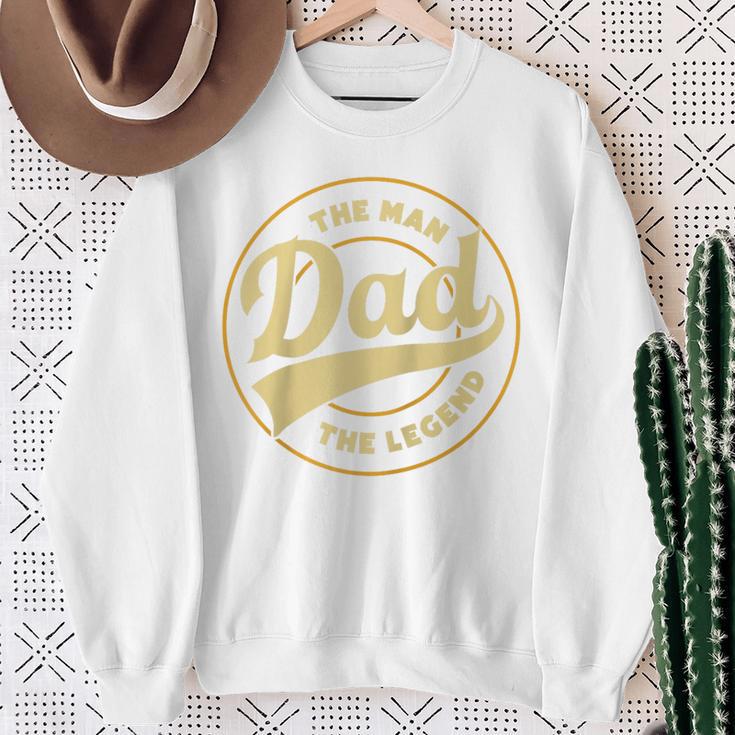 Lustiger Lustigeratertag Papa Pops Daddy Da Raglan Sweatshirt Geschenke für alte Frauen