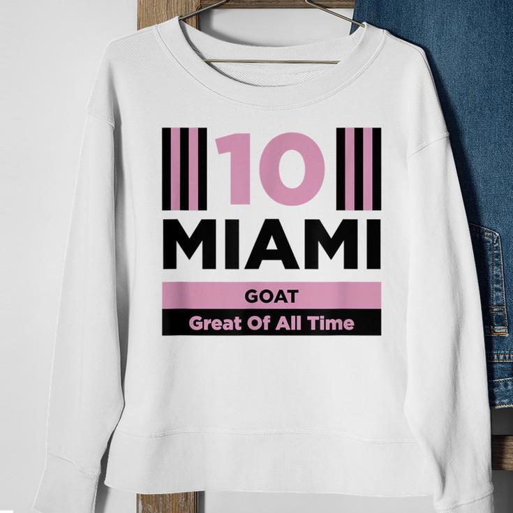 Miami 10 GOAT Herren Sweatshirt - Sportdesign für den Großartigsten Geschenke für alte Frauen