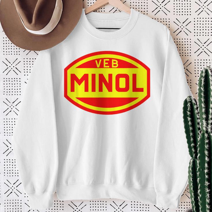 Minol Veb Folkseigenen Berieb Minol Sweatshirt Geschenke für alte Frauen