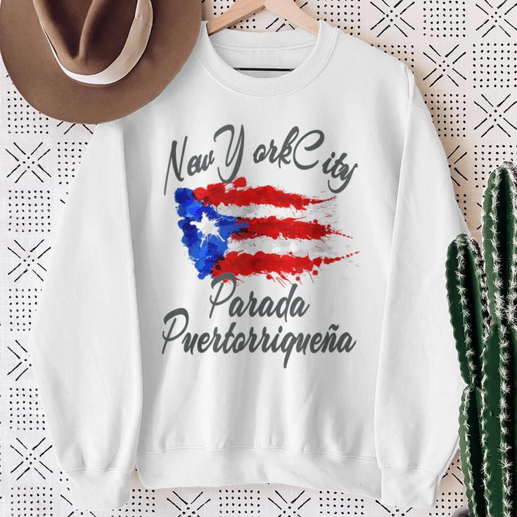 National Puerto Rican Day Parade Puerto Rico Festival Sweatshirt Gifts for Old Women