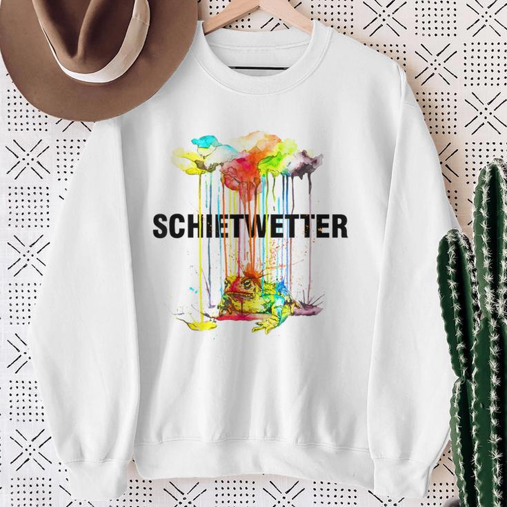 Norddeutsch Schietweather Sweatshirt Geschenke für alte Frauen