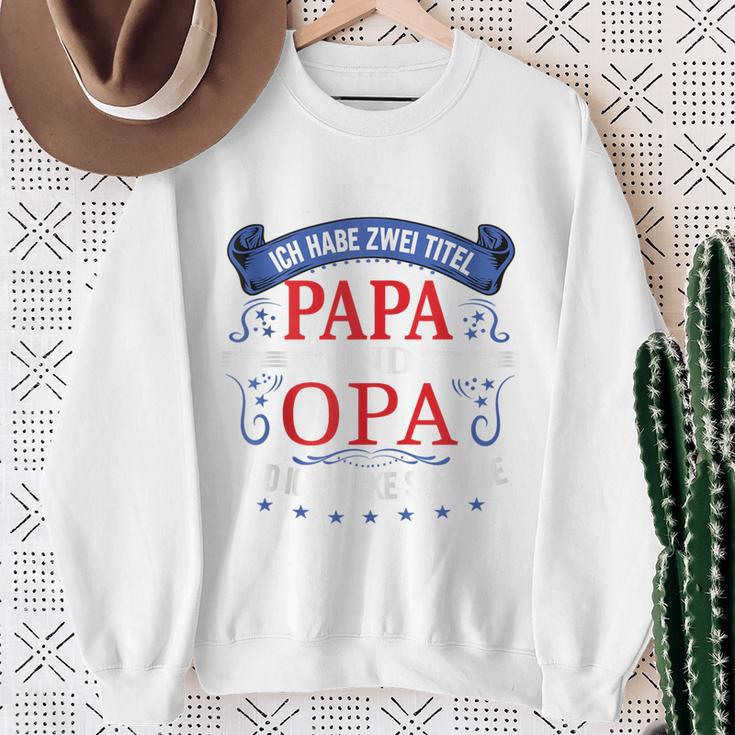 Opa Atertag Papa Spruch Grossvater Geburtstag Kapuzenjacke Sweatshirt Geschenke für alte Frauen