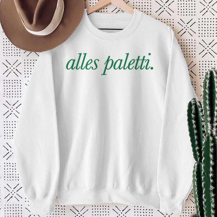 All Paletti – Baucholl Spaghetti X Livelife – 2 Sides Sweatshirt Geschenke für alte Frauen