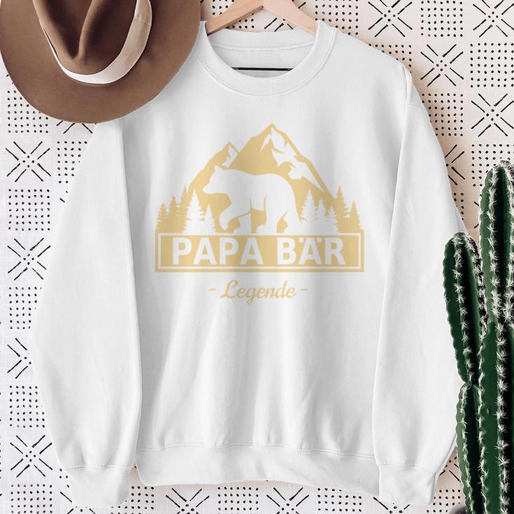 Papa Bär Legende Familie Geburtater Sweatshirt Geschenke für alte Frauen