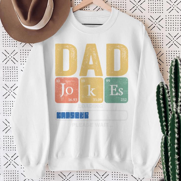 Papa- Papa Witze Loading Regelmäßigatertag Sweatshirt Geschenke für alte Frauen