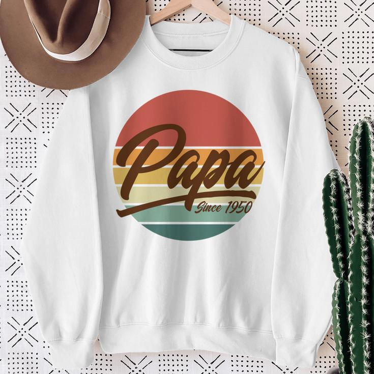 Papa Seit 1951 70 Geburtstag 70 Jahre Alt Papa Sweatshirt Geschenke für alte Frauen