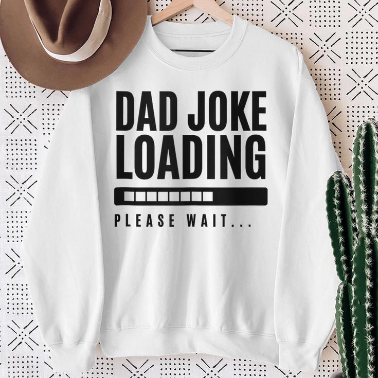 Papa Witz Lädt Bitte Warten Sweatshirt Geschenke für alte Frauen