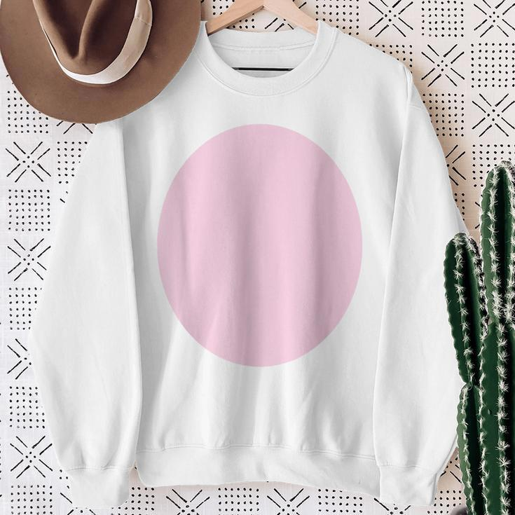 Pig In A Blanket Costume Pig Belly Pink Fur Piglet Farm Sweatshirt Gifts for Old Women