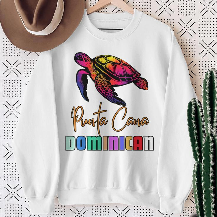 Punta Cana Dominican Republic Vacation Family Group Friends Sweatshirt Gifts for Old Women