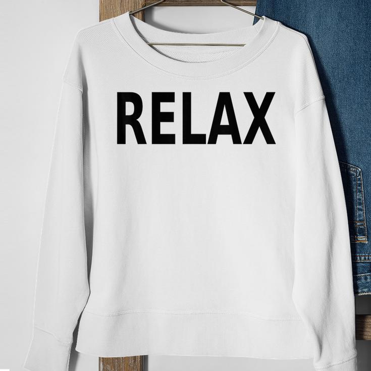 Relax Retro 80S Party Sweatshirt Gifts for Old Women