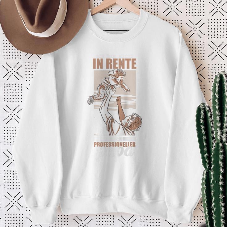 Rentner Ruhestand Renteneintritt Pension Pensionierung Papa Raglan Sweatshirt Geschenke für alte Frauen